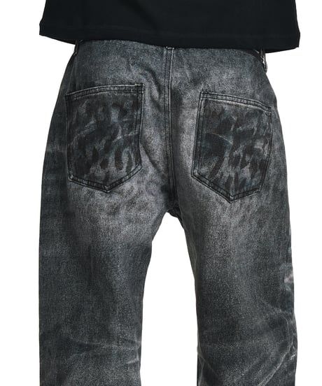 SHADOWLEOPARD BAGGY DENIM