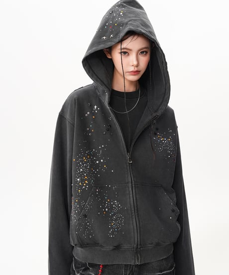 STARDUST DAMAGE HOODIE