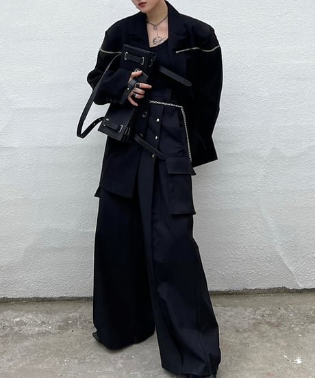METRO DRAPE WIDE PANTS /2color