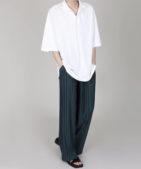 ICE SILK DRAPE WIDE PANTS /2color
