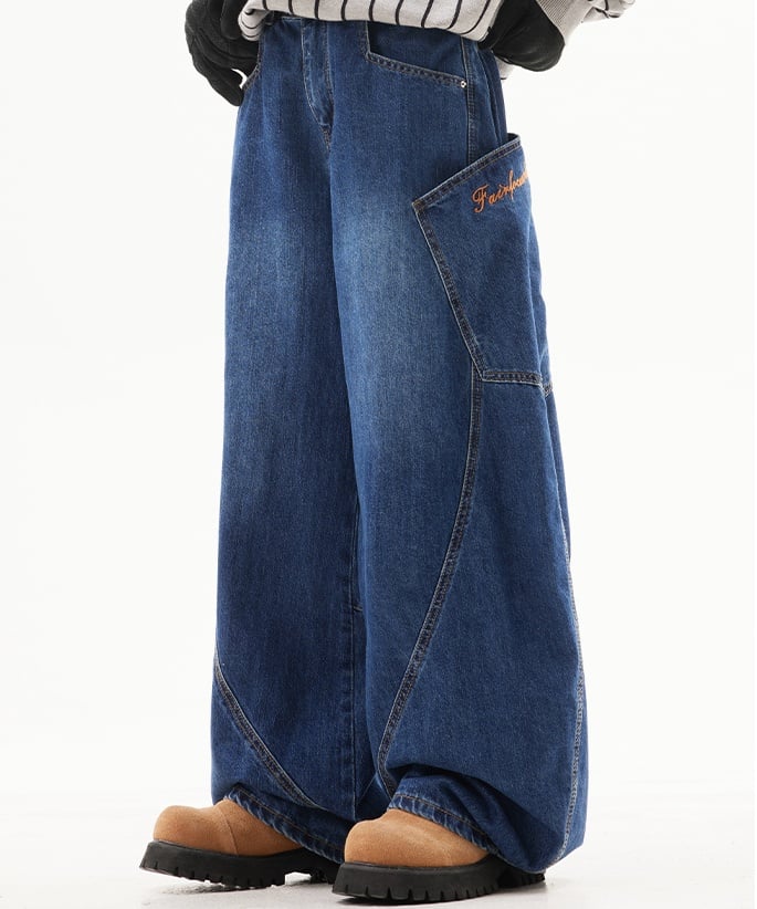 BARREL LEG WORK DENIM /2color | Urban Edge