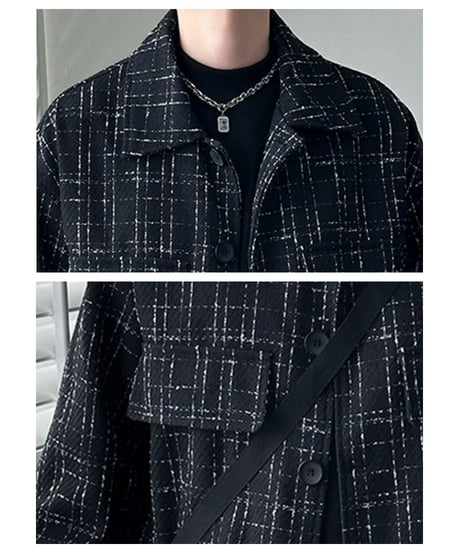 CHECKERED SPRING SHIRT JACKET /2color