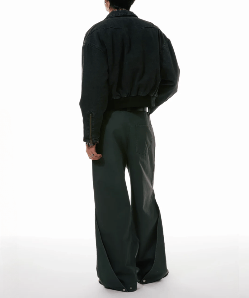 WIDE STRAIGHT WORK PANTS /2color | Urban Edge