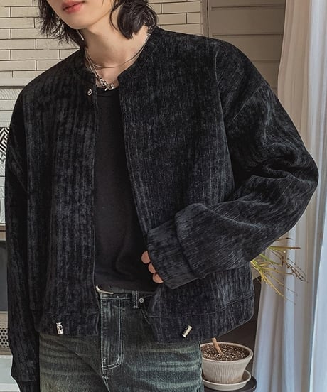 VELVET NOIR SHORT JACKET /2color