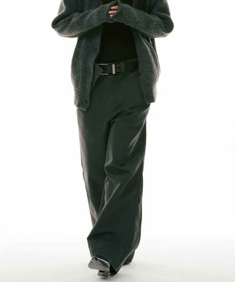 WIDE STRAIGHT WORK PANTS /2color | Urban Edge