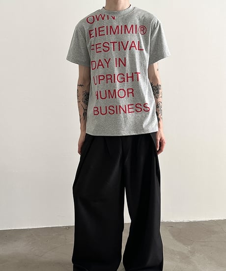 SIGNNOISE SCRIPT TEE /2color