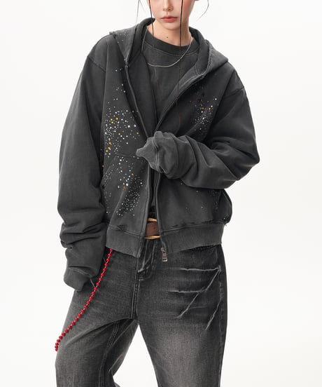 STARDUST DAMAGE HOODIE