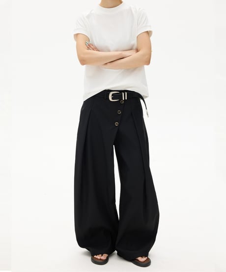 LUXFLOW WIDE PANTS /2color