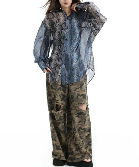 VENOMSCALE SHEER SHIRT