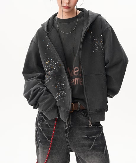 STARDUST DAMAGE HOODIE