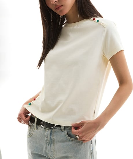 LINEPOP SHORT TEE /2color