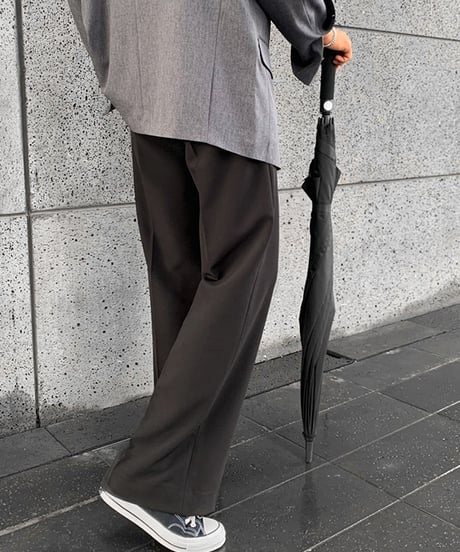 LOOSE STRAIGHT SLACKS /2color