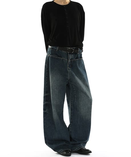 FADELINE LOOSE DENIM  /2color