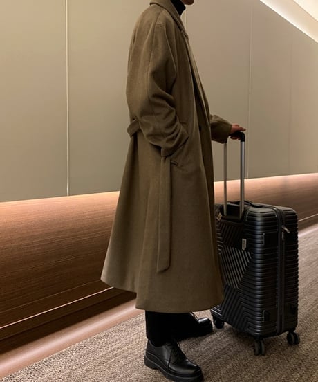 WOOL-LIKE BASIC COAT /2color
