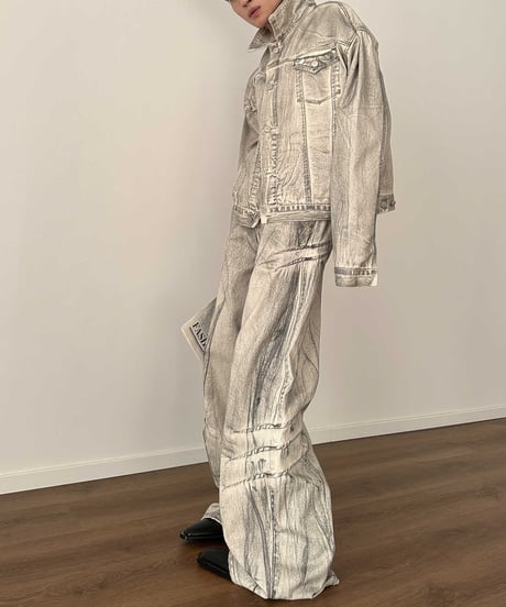HIGH-END WASHED DENIM JACKET