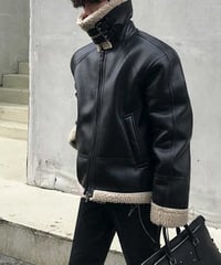 FAUX MOUTON JACKET
