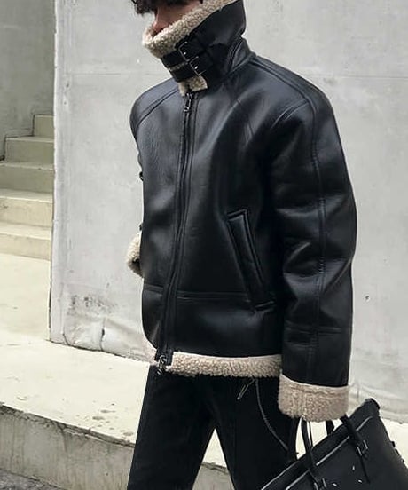 FAUX MOUTON JACKET