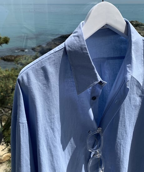 LINEN BLEND SHIRT /2color