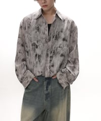 TIE-DYED LOOSE RETRO SHIRT