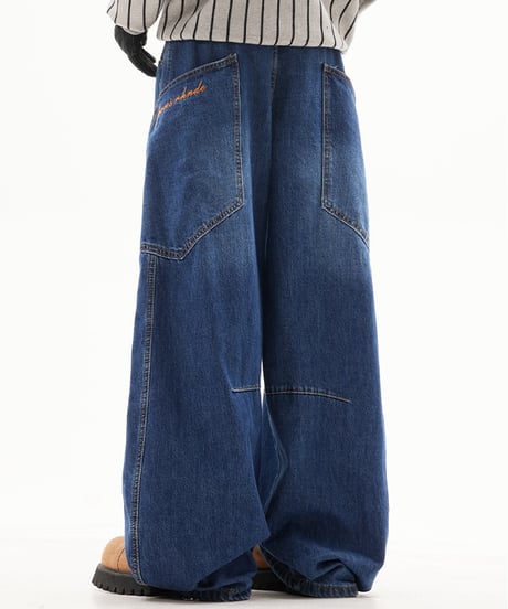 BARREL LEG WORK DENIM /2color