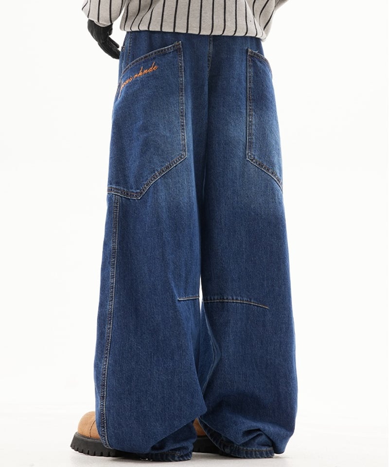 BARREL LEG WORK DENIM /2color | Urban Edge