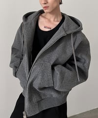 TECH MELTON HOODIE JACKET /2color
