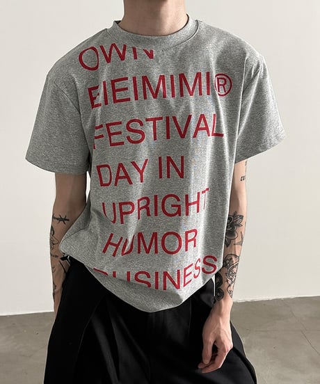 SIGNNOISE SCRIPT TEE /2color