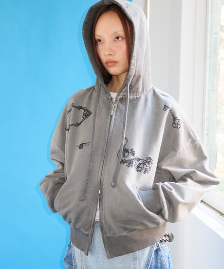 ORNAVINTAGE W-ZIP HOODIE