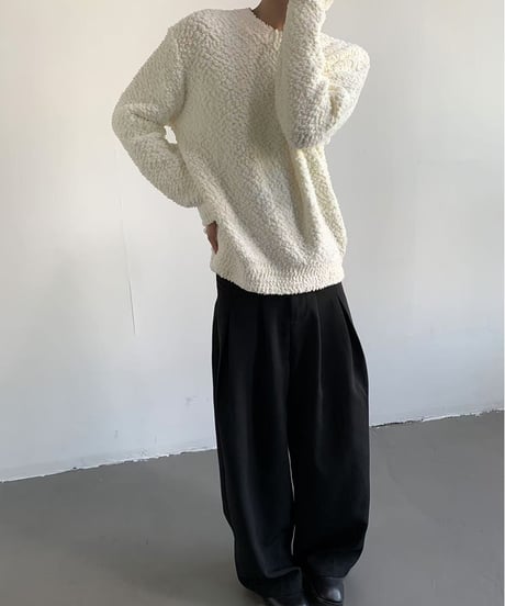 LOOSE CLOUD KNIT PULLOVER /2color