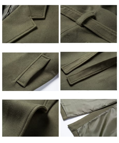 WOOL-LIKE CHESTER COAT /4color
