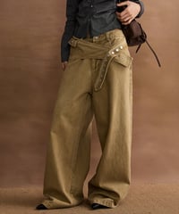 DETACHLINE WIDE DENIM /2color