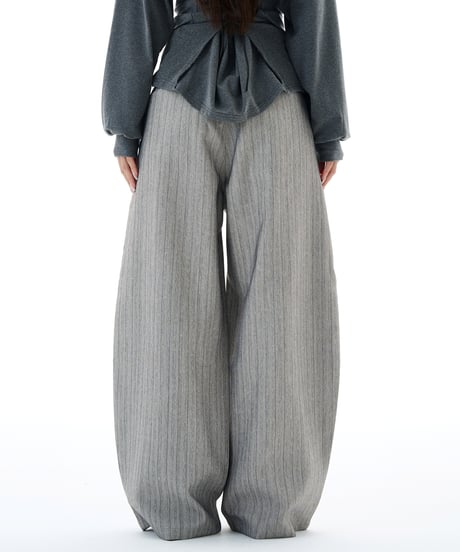 GRANDEUR STRIPE WIDE PANTS