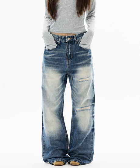 GRUNGEFADE STRAIGHT DENIM