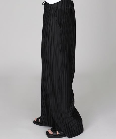 ICE SILK DRAPE WIDE PANTS /2color