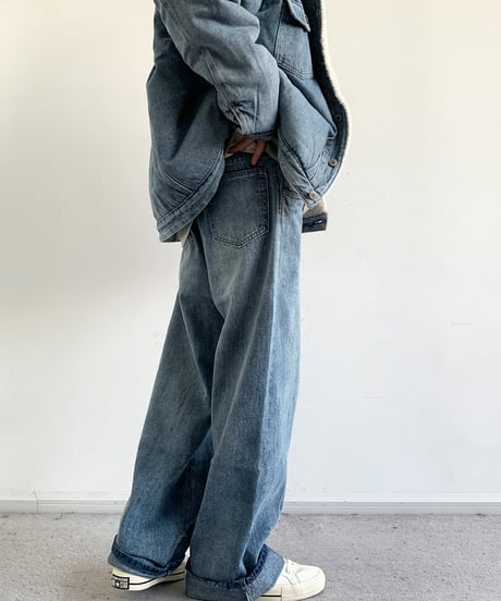 RETRO LOOSE STRAIGHT DENIM