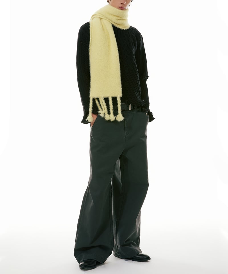 WIDE STRAIGHT WORK PANTS /2color | Urban Edge