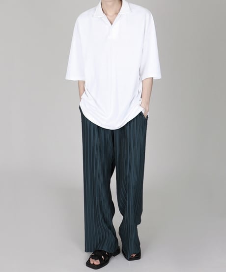 ICE SILK DRAPE WIDE PANTS /2color