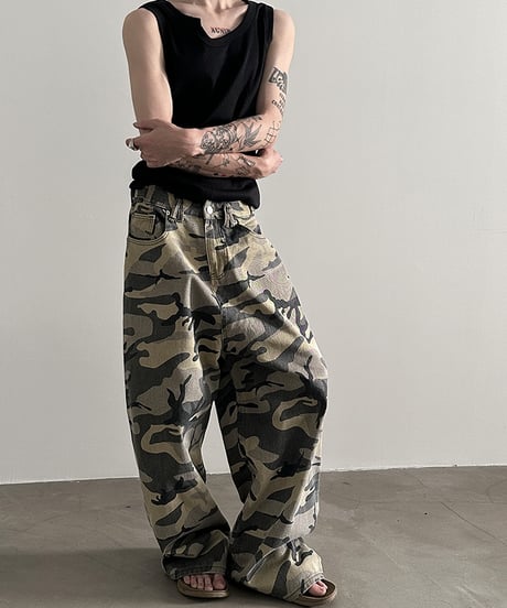 NOISE CAMOUFLAGE DENIM
