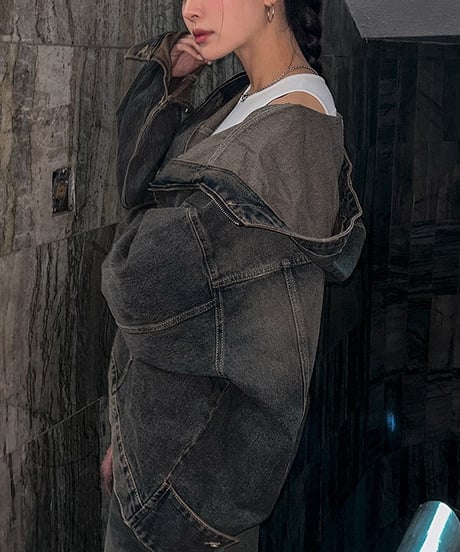 VINTAGE VEIL HOODIE JACKET