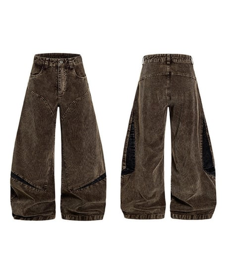 CORDVAULT WIDE PANTS  /2color