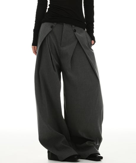 URBANPLEAT WIDE PANTS /2color