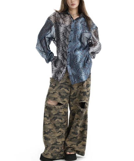 VENOMSCALE SHEER SHIRT