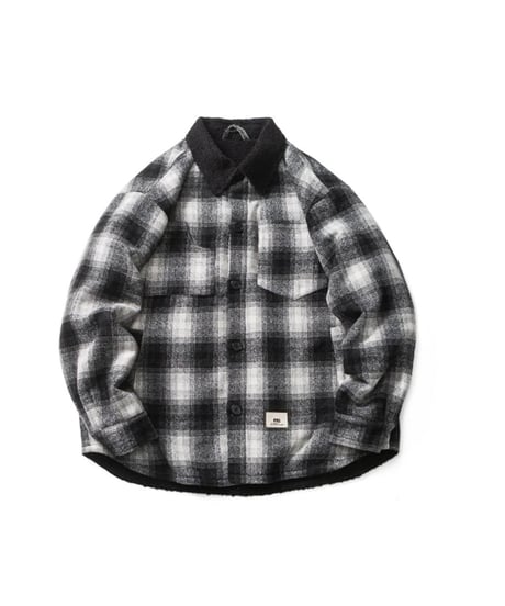VINTAGE CHECK BOA JACKET /2color