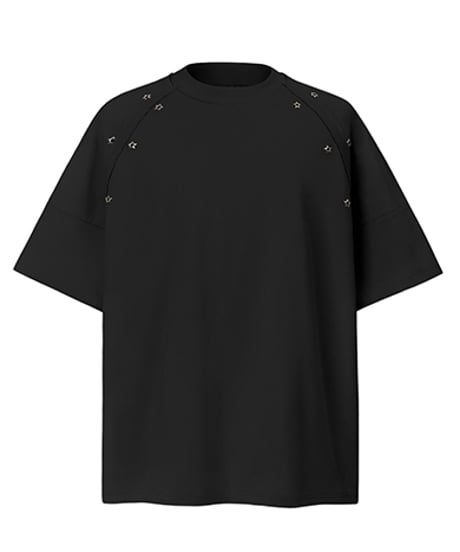 STAR RIVET CUTTING TEE /2color