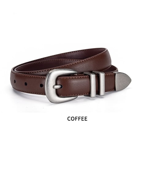 NOIRRIDGE LEATHER BELT