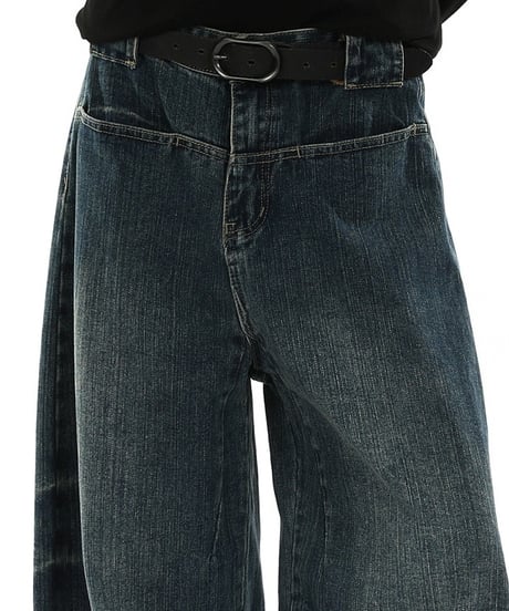 FADELINE LOOSE DENIM  /2color