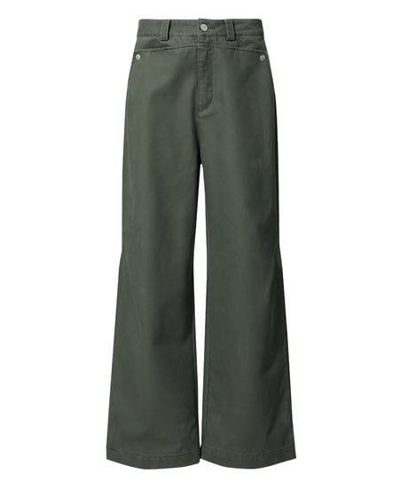 WIDE STRAIGHT WORK PANTS /2color