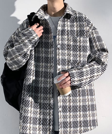 SPRING CHECK SHIRT JACKET /2color
