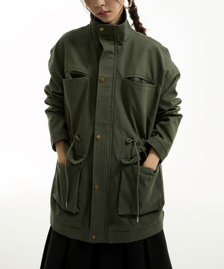 MILITARY MID-LENGTH JACKET