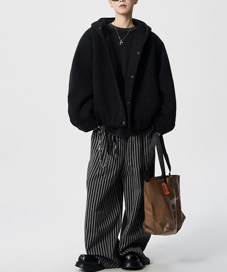 COZYHOOD WOOLLIKE KNIT /2color